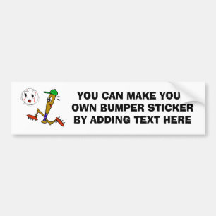 Humourous Baseball T-shirts and Gifts Bumper Sticker