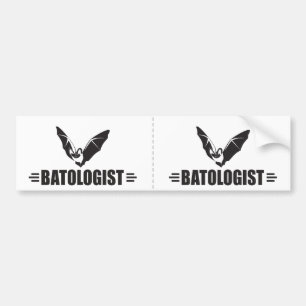 Humourous Bat Bumper Sticker