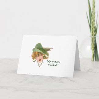 Humourous Belated Birthday Memory Card