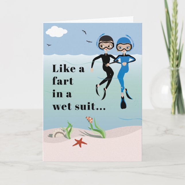Humourous BFF Friendship Stick Together Card (Front)