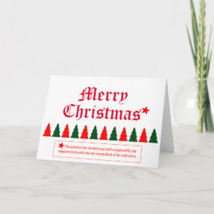 Humourous Big Brother Christmas Card