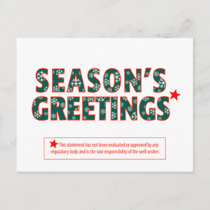 Humourous Big Brother Holiday Postcard