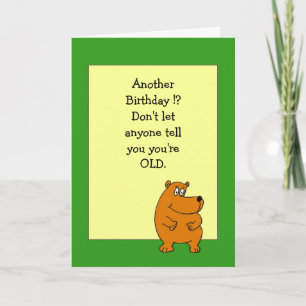 Humourous Birthday Card