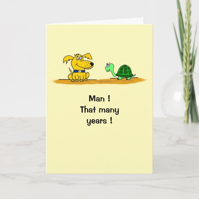 Humourous Birthday Card (Front)