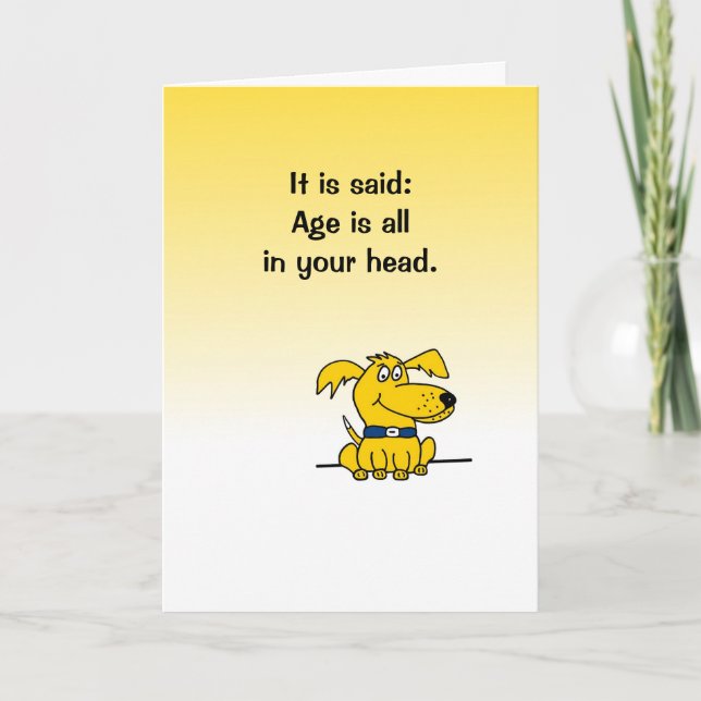 Humourous Birthday Card (Front)