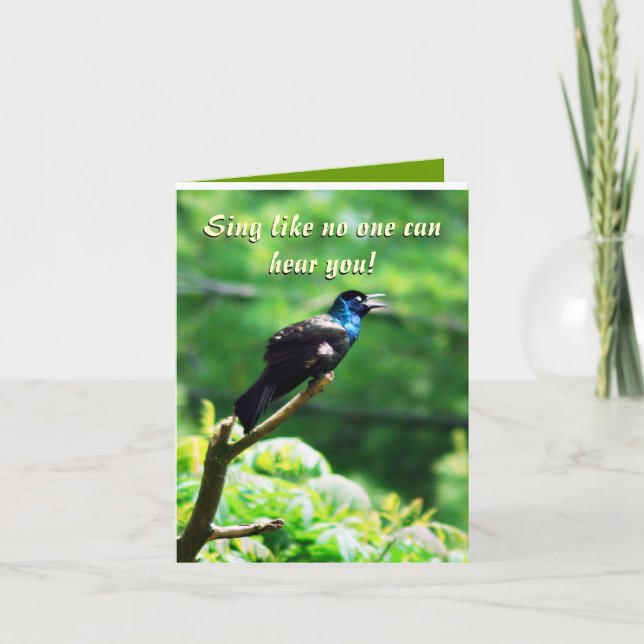 Humourous Birthday Greeting Card (Front)