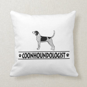 Humourous Blue Tick Coonhound Cushion
