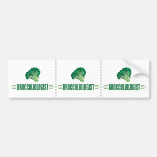 Humourous Broccoli Bumper Sticker