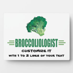 Humourous Broccoli Plaque