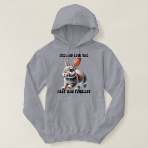 Humourous Bunny Rabbit  Hoodie
