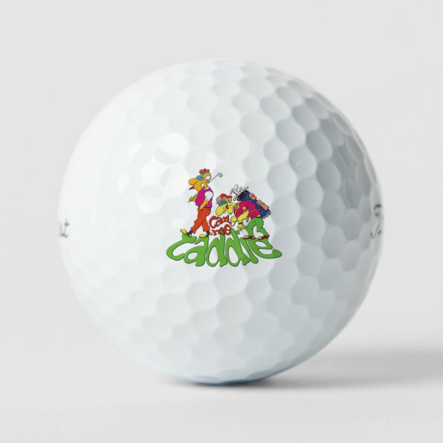 Humourous Caddie Golf Ball (Front)