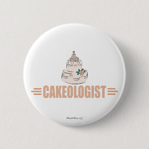 Humourous Cake Decorating 6 Cm Round Badge
