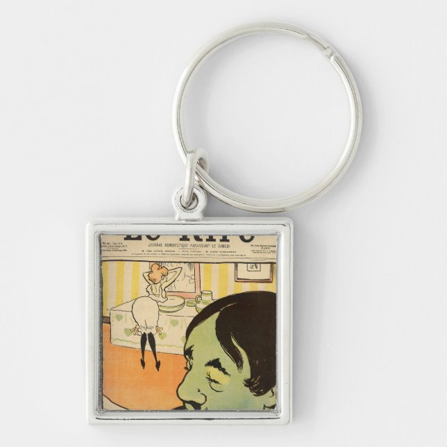 Humourous cartoon key ring (Front)