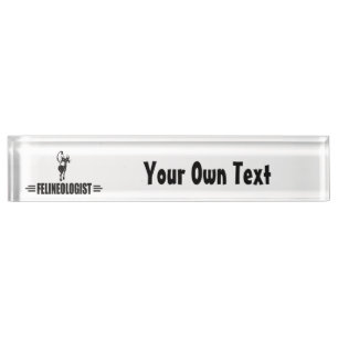 Humourous Cat Nameplate