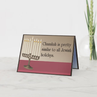 Humourous Chanukah Holiday Card