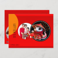 Humourous Chinese cute Snake Year Add Your Photo