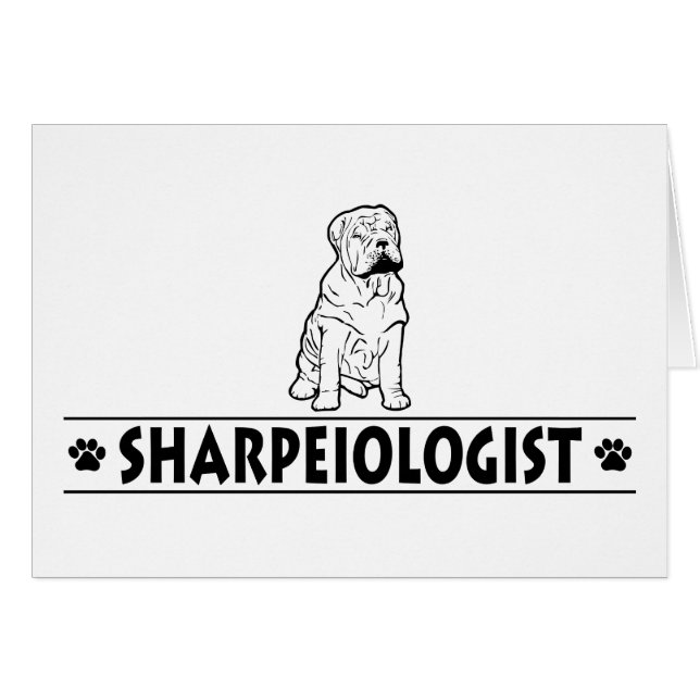 Humourous Chinese Shar-Pei (Front Horizontal)