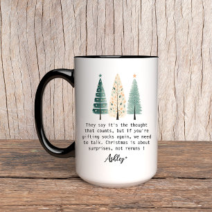 Humourous Christmas Gift Idea for Women Mug