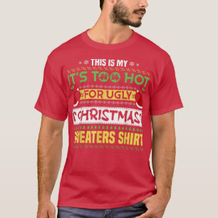 Humourous Christmas In July Funny Beach Summer Chr T-Shirt