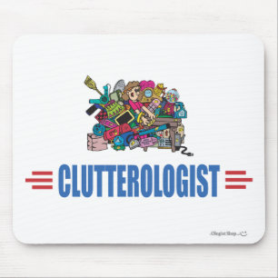 Humourous Clutter Mouse Mat