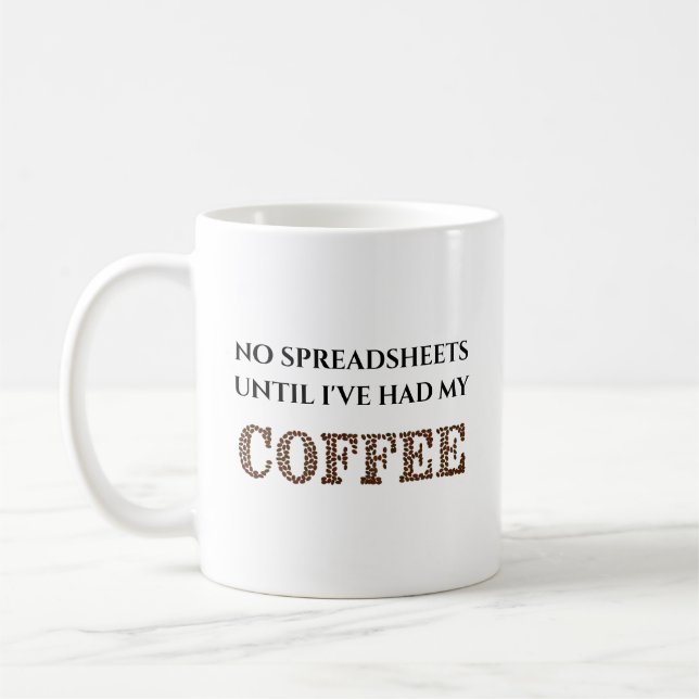 Humourous Coffee Mug (Left)
