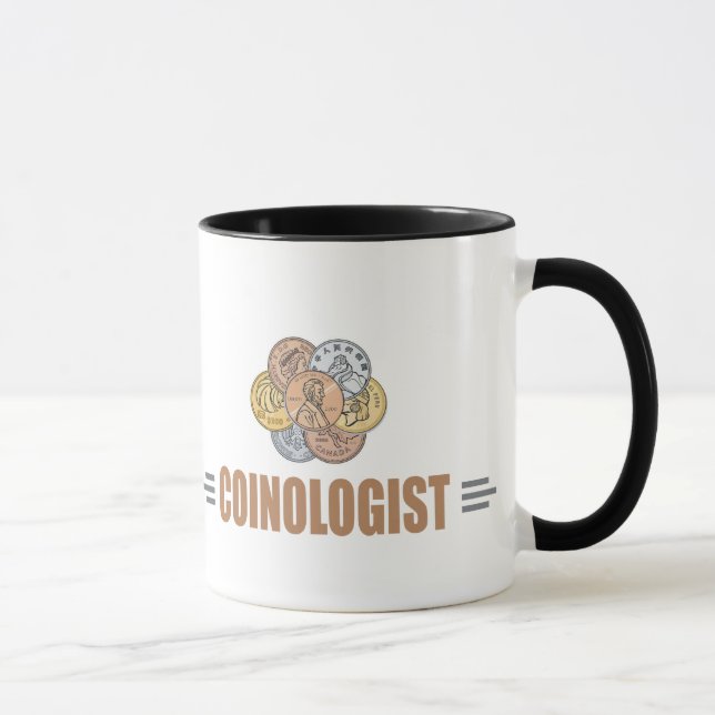 Humourous Coin Collector Mug (Right)