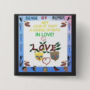 Humourous Collectable magnet 15 Cm Square Badge