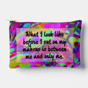 Humourous Colourful Makeup Bag