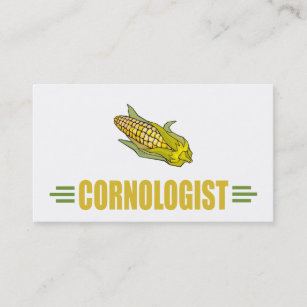 Humourous Corn Lover Business Card