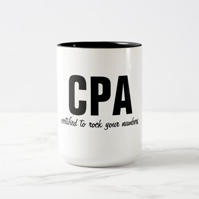 Humourous CPA Mug (Center)