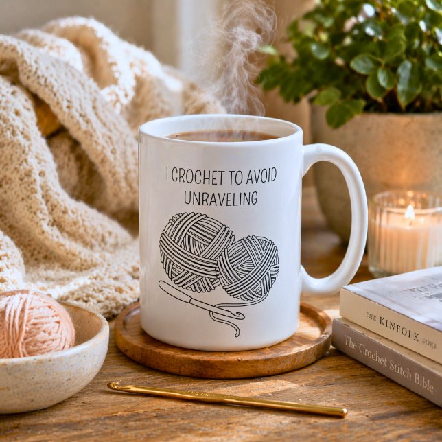 Humourous Crochet Coffee Mug (Creator Uploaded)