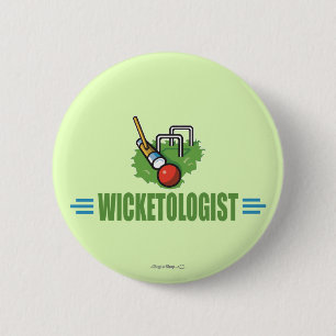 Humourous Croquet 6 Cm Round Badge