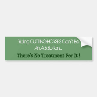 Humourous Cutting Horse Bumper Sticker