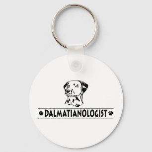 Humourous Dalmatian Key Ring