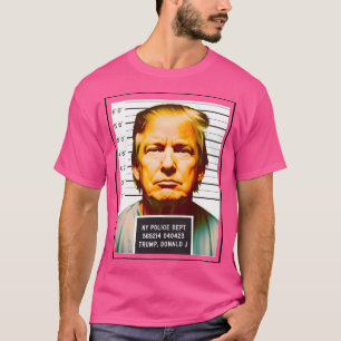 Humourous Deepfake Mugshot Of Donald Trump - Fak T-Shirt