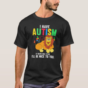 Humourous Disorders Sympathy Autism Awareness Moti T-Shirt