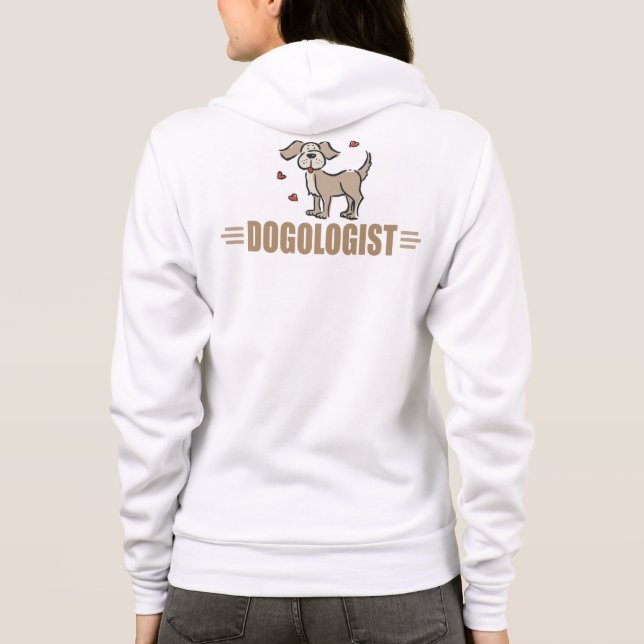 Humourous Dog Lover Hoodie (Back)