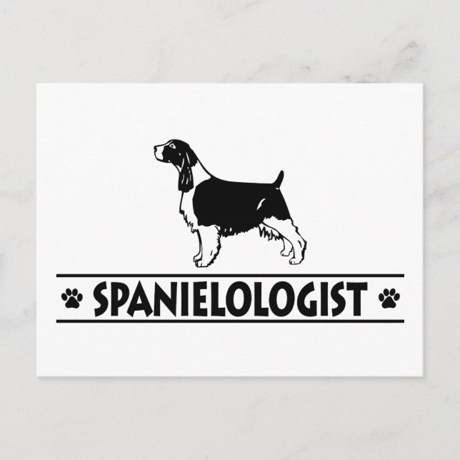 Humourous English Cocker Spaniel Postcard (Front)
