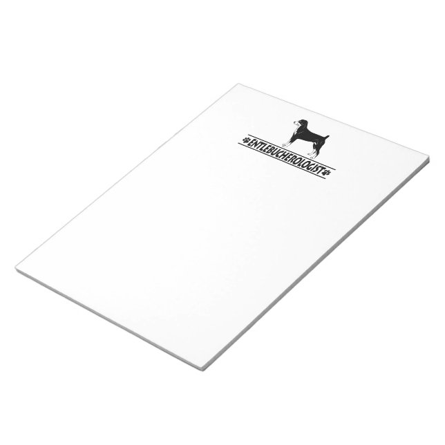 Humourous Entlebucher Notepad (Angled)