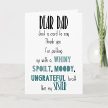 Humourous father's day