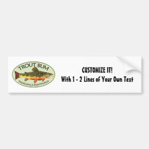 Humourous Fishing Bumper Sticker