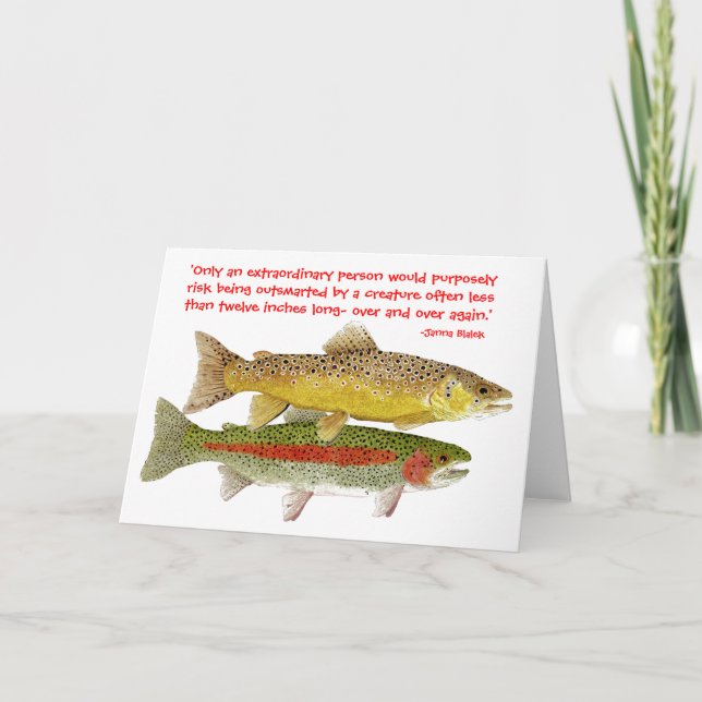 Humourous Fishing Card II (Front)