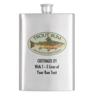 Humourous Fishing Hip Flask