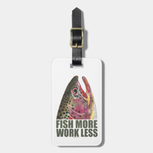 Humourous Fishing Luggage Tag