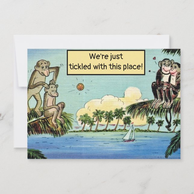 Humourous Florida Moving Announcement (Front)