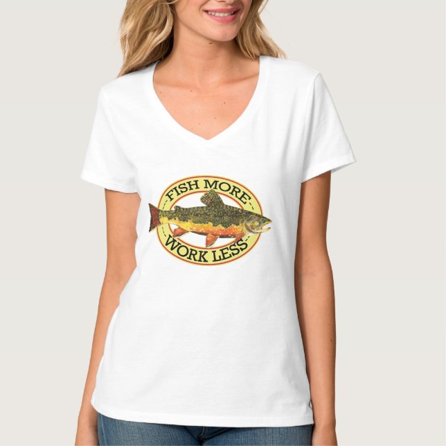 Humourous Fly Fishing T-Shirt (Front)