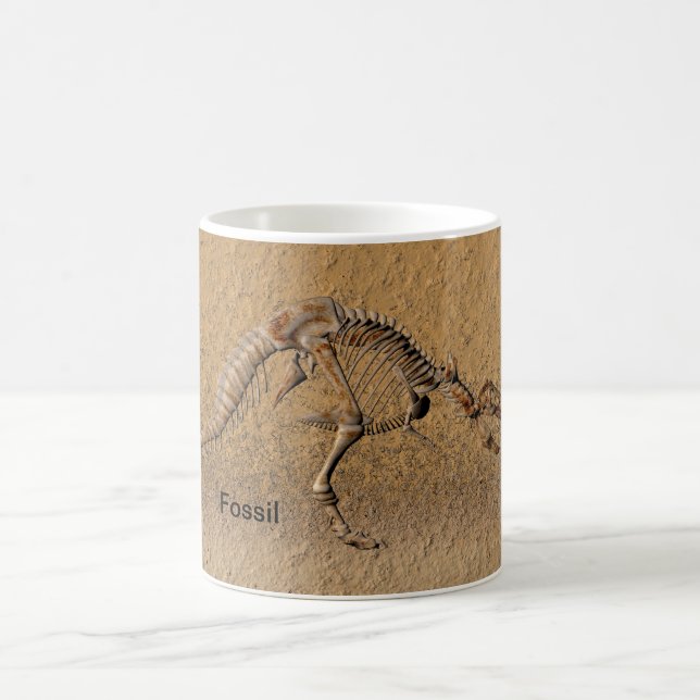 Humourous fossil mug (Center)
