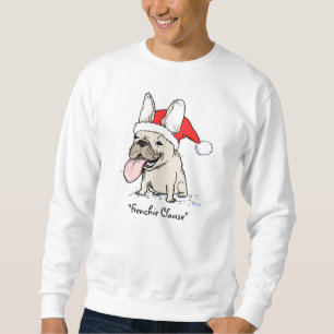 Humourous French Bulldog Holiday Frenchie Dog Xmas Sweatshirt