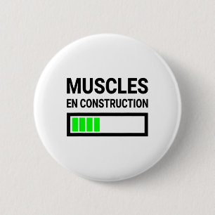 Humourous Funny Design For French Speaking Bodybui 6 Cm Round Badge