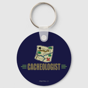 Humourous Geocaching Key Ring